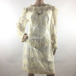 Michaelangelo Intricate Lace Beaded Wedding Dress